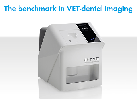 The benchmark in veterinary dental imaging - CR 7 VET